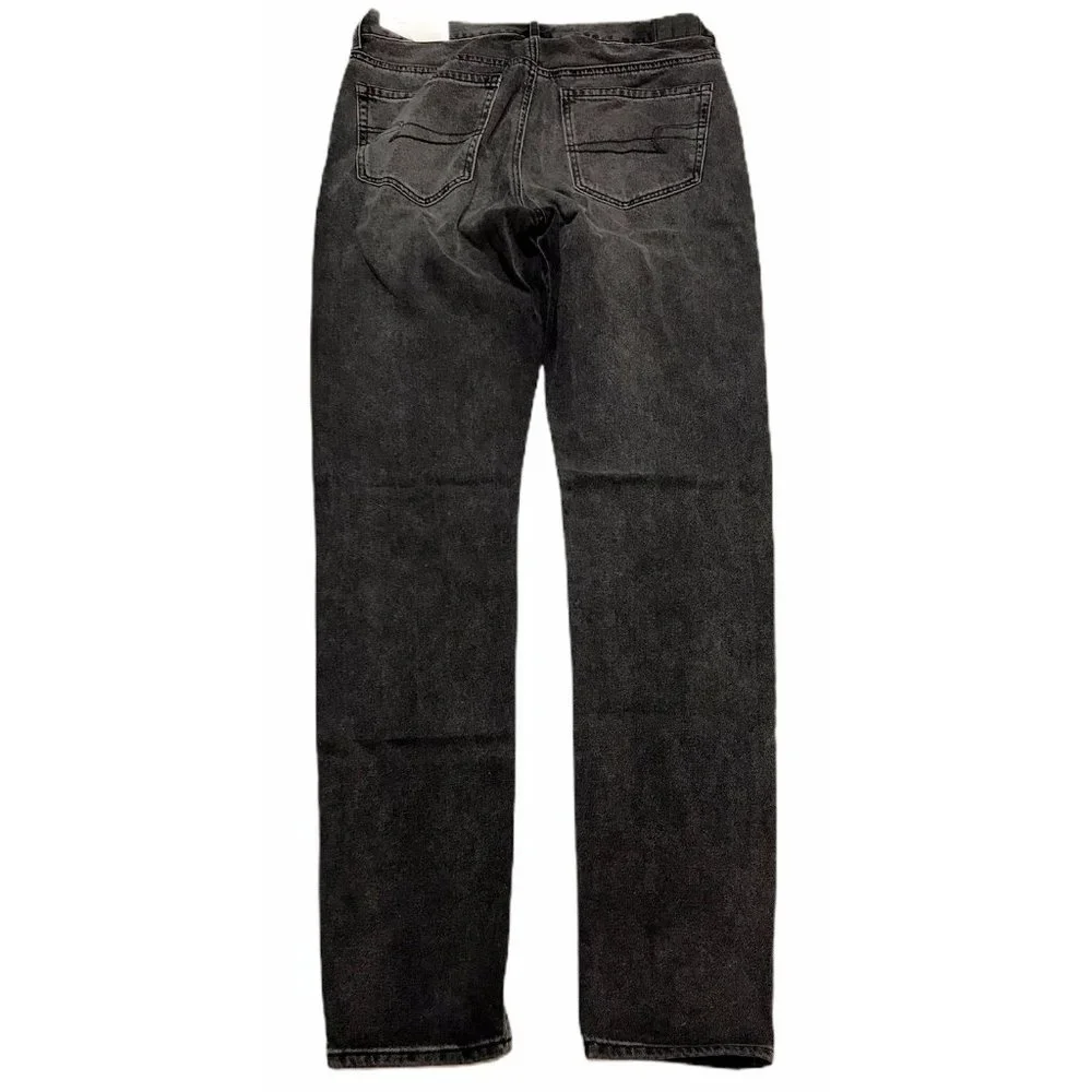 NWT AMERICAN EAGLE Hi-Rise Girlfriend Jean 14R Black #446 - Picture 2 of 5